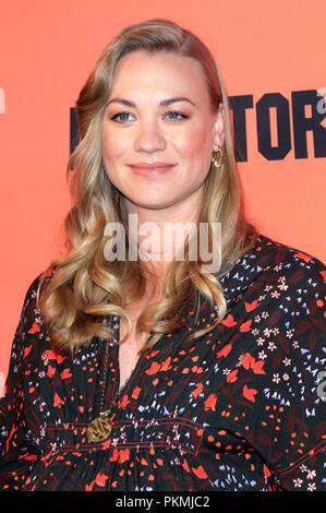 Yvonne Strahovski assister à 'la' projection spéciale à l'Egyptian Theatre le 12 septembre 2018 à Los Angeles, Californie. Banque D'Images