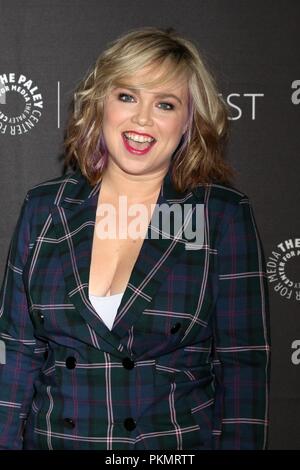 Los Angeles, CA. 13 Sep, 2018. Amanda Fuller à arrivants pour FOX PRÉSENTE LES COOL KIDS et dernier homme debout à la 12e édition annuelle du PaleyFest Fall TV Previews, Paley Center for Media, Los Angeles, CA Septembre 13, 2018. Credit : Priscilla Grant/Everett Collection/Alamy Live News Banque D'Images