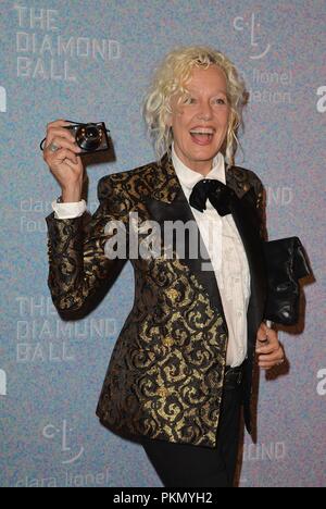 New York, NY, USA. 13 Sep, 2018. Ellen von Unwerth aux arrivées pour la Fondation Clara Lionel 4e Diamond Ball, Cipriani Wall Street, New York, NY Le 13 septembre 2018. Credit : Kristin Callahan/Everett Collection/Alamy Live News Banque D'Images