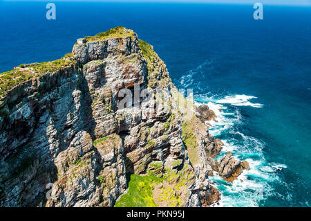 Une vieille cabane au bord du Cap de Bonne Espérance, l'Atlantique Sud, Afrique du Sud Banque D'Images