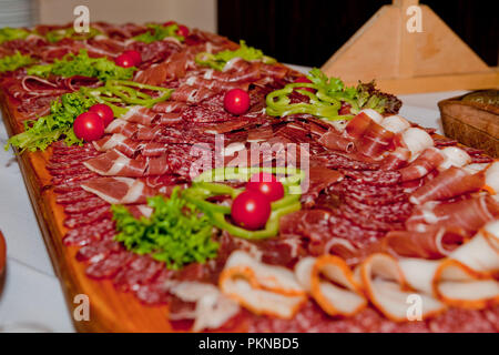 Table de mariage exquis avec des collations, des Cosaques de table. Banque D'Images