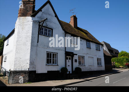 Eagle & Maison d'enfant, Whitwell, Hertfordshire. C'était anciennement une maison publique. Le support où l'inn signe utilisé pour accrocher peut encore être vu. Sa Banque D'Images