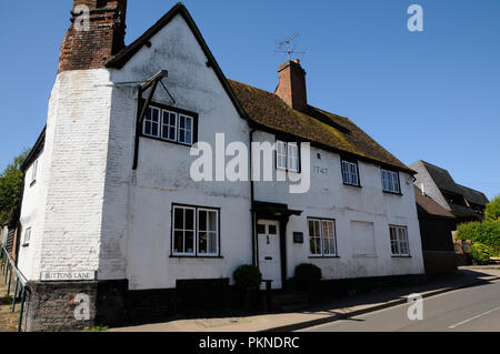 Eagle & Maison d'enfant, Whitwell, Hertfordshire. C'était anciennement une maison publique. Le support où l'inn signe utilisé pour accrocher peut encore être vu. Sa Banque D'Images