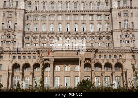 Palais du Parlement à Bucarest Banque D'Images