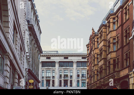 Londres, Royaume-Uni - 13 août 2018 : l'architecture au centre de Londres près de Regent Street Banque D'Images