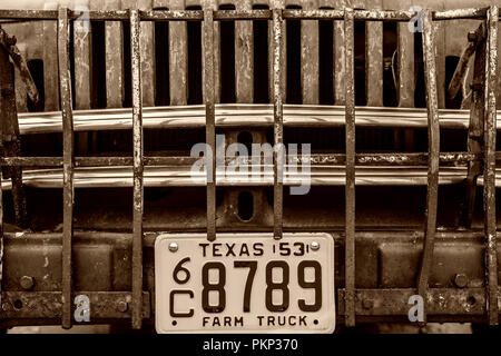Vieux camion, Texas, États-Unis Banque D'Images