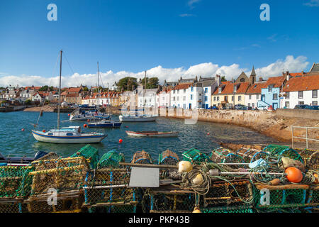 St Monans Harbour dans le Fife en Écosse. Banque D'Images