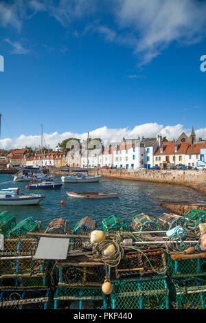 St Monans Harbour dans le Fife en Écosse. Banque D'Images