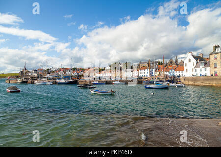 St Monans Harbour dans le Fife en Écosse. Banque D'Images