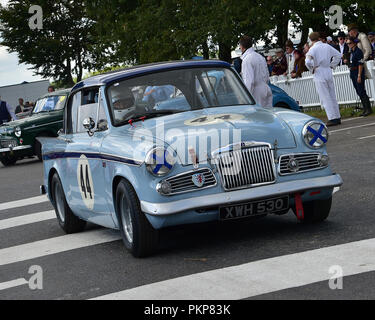 Simon Drabble, Sunbeam Rapier, Jack Sears Memorial Trophy, voitures, en tire de Champion, 1958, Goodwood Revival 2018, septembre 2018, Banque D'Images