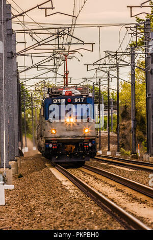 Amtrak Mystic, Connecticut, USA Banque D'Images