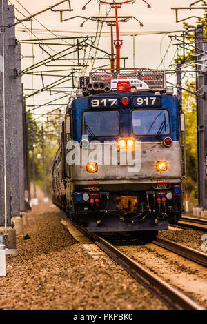 Amtrak Mystic, Connecticut, USA Banque D'Images