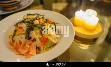 Close up of Japanese style poke bol, faites à la maison Banque D'Images