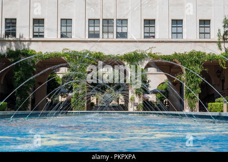 Los Angeles, 21 JUIL : Vue extérieure de l'Institut Beckman à Caltech le Jul 21, 2018 à Los Angeles, Californie Banque D'Images