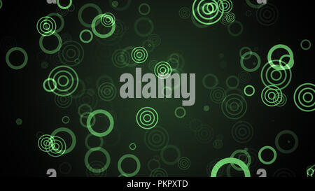 Rétro arrière avec des cercles en profondeur. 8K Ultra HD Résolution à 300dpi Banque D'Images