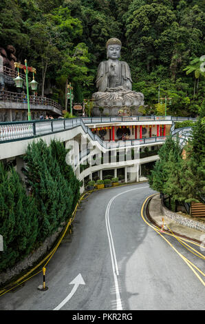 Statue de Bouddha à Chin Swee Genting Highland, Temple, la Malaisie - Le temple est situé sur le chemin jusqu'à Genting Highland. Banque D'Images