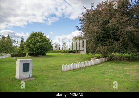 La baignoire 1939-1945 Air Raid à Haycombe Cimetière, Bath, Angleterre Banque D'Images