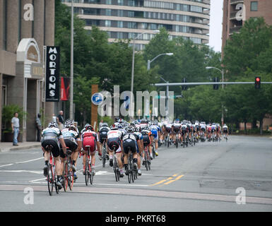 Les hommes pro domaine à l'Air Force Cycling Classic le 13 mai 2010, à Arlington, en Virginie. Banque D'Images