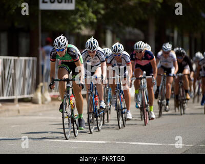 Le Womens pro champ pendant l'Air Force Cycling Classic Clarendon Cup le 12 mai 2010, à Arlington, en Virginie. Banque D'Images