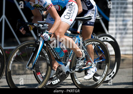 Le Womens pro champ pendant l'Air Force Cycling Classic Clarendon Cup le 12 mai 2010, à Arlington, en Virginie. Banque D'Images