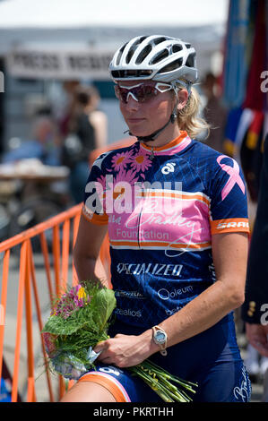 Le Womens pro champ pendant l'Air Force Cycling Classic Clarendon Cup le 12 mai 2010, à Arlington, en Virginie. Banque D'Images