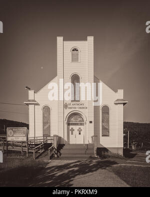 L'église Saint Antoine à 296 West Street à St. Anthony, Terre-Neuve et Labrador Banque D'Images