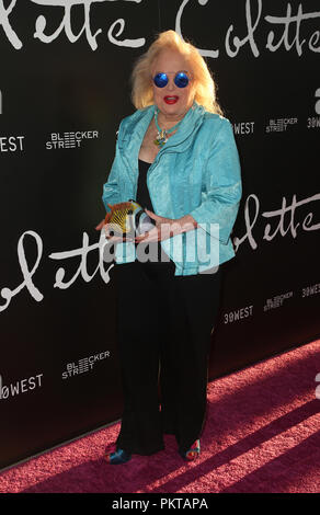 Beverly Hills, CA, États-Unis. 14 septembre 2018. 14 septembre 2018 - Beverly Hills, Californie - Carol Connors. Première de Colette de Bleecker Street Media au Samuel Goldwyn Theater. Crédit photo : Faye Sadou/Admedia Banque D'Images
