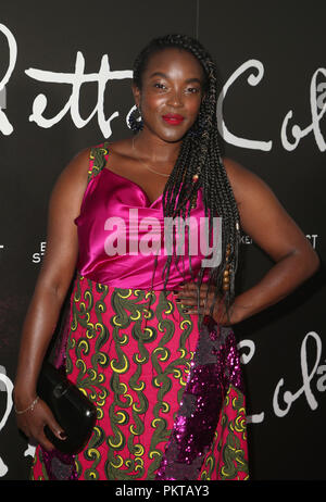 Beverly Hills, CA, États-Unis. 14 septembre 2018. 14 septembre 2018 - Beverly Hills, Californie - Wunmi Mosaku. Première de Colette de Bleecker Street Media au Samuel Goldwyn Theater. Crédit photo : Faye Sadou/AdMedia Banque D'Images