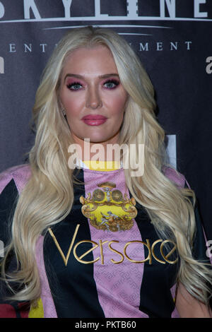 North Hollywood, États-Unis. Sep 12, 2018. Erika Jayne assiste à la première de 'La ToyBox' au Laemmle NoHo 7 le 14 septembre 2018 à North Hollywood, Californie Crédit : l'accès Photo/Alamy Live News Banque D'Images