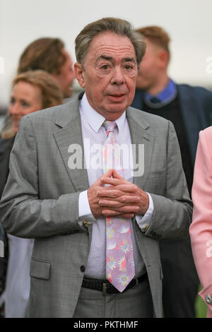 Doncaster, Royaume-Uni. 15 Sep 2018, hippodrome de Doncaster, Doncaster, Angleterre ; 2018 William Hill Festival St Léger St Leger Jour, course Aperçu, Seigneur Webber veillant sur son cheval Mecs Crédit : News Images /Alamy Live News Banque D'Images