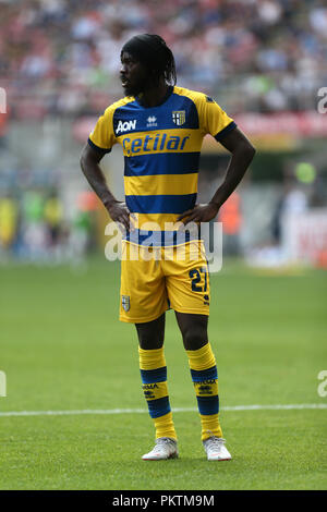 Milan, Italie. 15 Septembre, 2018. Gervinho de Parma Calcio en action au cours de la Serie A match entre FC Internazionale et Parma Calcio. Crédit : Marco Canoniero/Alamy Live News Banque D'Images
