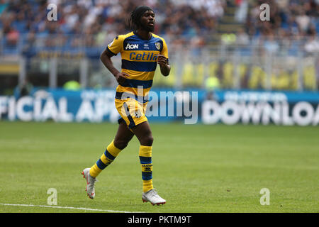 Milan, Italie. 15 Septembre, 2018. Gervinho de Parma Calcio en action au cours de la Serie A match entre FC Internazionale et Parma Calcio. Crédit : Marco Canoniero/Alamy Live News Banque D'Images