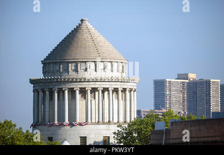 Grant's Tomb sur la skyline de New York à Morningside Heights. Anciennement connu sous le nom du général Grant's National Memorial. Banque D'Images