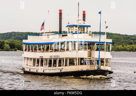 Becky Thatcher River Boat   Deep River , Connecticut, USA Banque D'Images