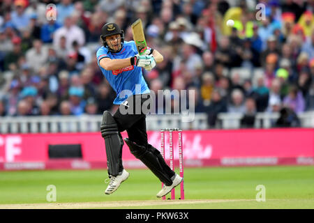 Sussex Sharks' Luke Wright les chauves-souris au cours de l'épanouissement T20 final sur l'Explosion finale Journée à Edgbaston, Birmingham. Banque D'Images