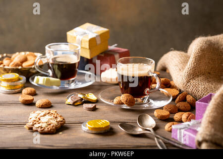 Maison de vacances néerlandais Sinterklaas déjeuner festif Banque D'Images