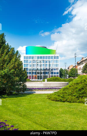 Zagreb, Croatie, nouveau bâtiment moderne de l'Académie de musique croate à Zagreb, Croatie Banque D'Images