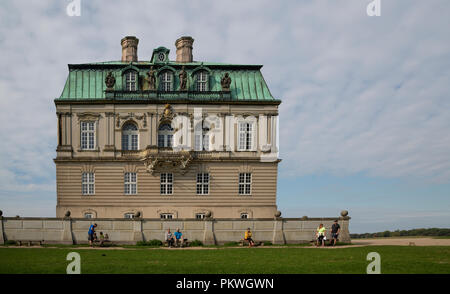 'Eremitagen'. Petit palais dans Jaegersborg Dyrehave au nord de Copenhague, au Danemark. Construit par l'architecte 1734-36 Lauritz de Thura pour King Christian 6. L Banque D'Images