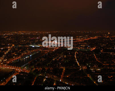 Paris de nuit Banque D'Images