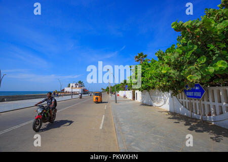 Azur Beach Road - Goubert Avenue Banque D'Images