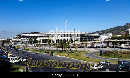 Le football à travers le monde. Stade Maracanã. Banque D'Images