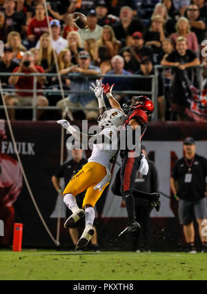 San Diego, Californie, USA. 15 Sep, 2018. SDCCU au Stadium de San Diego, en Californie. Michael Cazares/Cal Sport Media/Alamy Live News Crédit : Cal Sport Media/Alamy Live News Banque D'Images