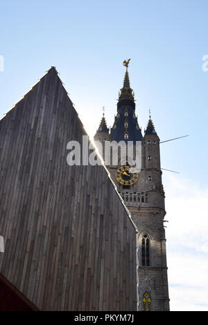 Belfort tower dans centre historique de Gand, Belgique Banque D'Images