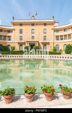 Palais Royal de Pedralbes, Barcelone, Catalogne, Espagne Banque D'Images