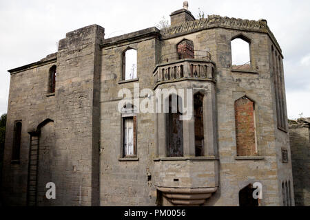 Guy's House Cliffe, ruines, Warwick, Warwickshire, England, UK Banque D'Images