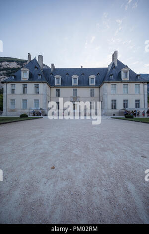 Château de Sassenage, Isère, France - 15 septembre 2018 : Journée européenne du patrimoine, le château. Banque D'Images