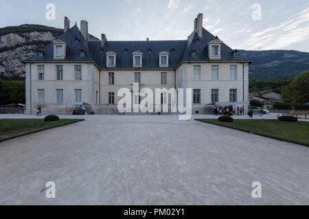 Château de Sassenage, Isère, France - 15 septembre 2018 : Journée européenne du patrimoine, le château. Banque D'Images