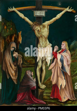 La Petite Crucifixion. En date du : ch. 1511/1520. Dimensions : hors tout : 61,3 x 46 cm (24 1/8 x 18 1/8 in.) : 74,4 x 59 pans x 2,5 cm (29 x 23 5/16 x 1 1/4 in.). Médium : Huile sur panneau. Musée : National Gallery of Art, Washington DC. Auteur : Matthias Grünewald. GRÜNEWALD, Matthias. Banque D'Images