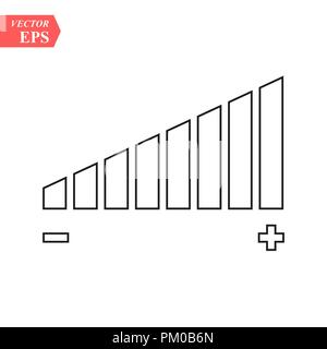L'icône de volume vecteur. Télévision simple symbole. Pictogramme Illustration eps10 Illustration de Vecteur