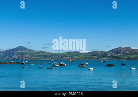 Sur le Porth Dinllaen Péninsule Llyn littoral au nord du Pays de Galles Banque D'Images